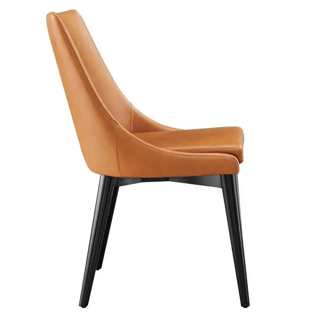 Alt view image 4 of 8 - Viscount Vegan Leather Dining Chair