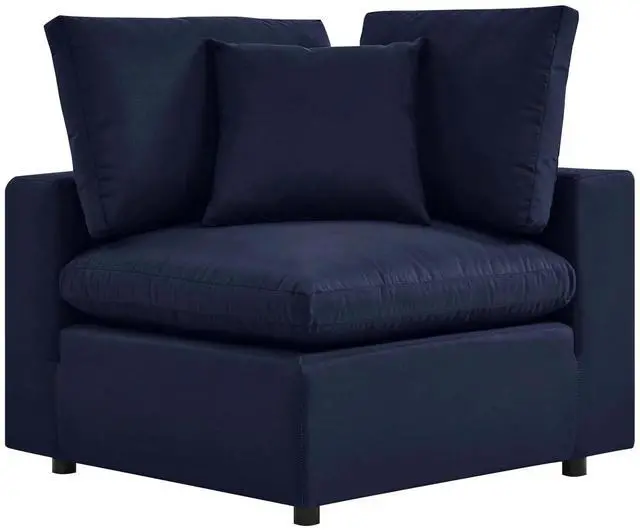 Alt view image 5 of 10 - Commix Overstuffed Outdoor Patio Corner Chair