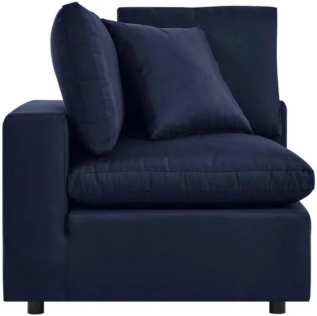 Alt view image 7 of 10 - Commix Overstuffed Outdoor Patio Corner Chair
