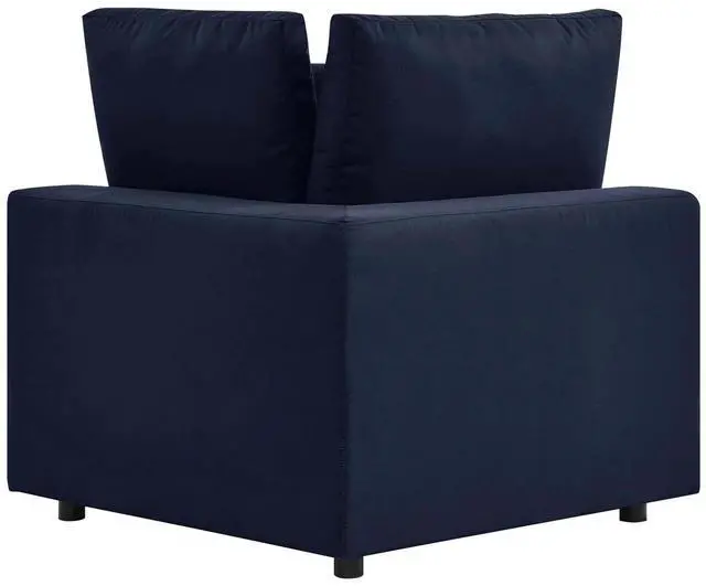 Alt view image 8 of 10 - Commix Overstuffed Outdoor Patio Corner Chair