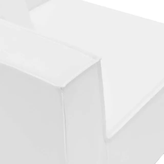Alt view image 11 of 13 - Saybrook Outdoor Patio Upholstered 4-Piece Sectional Sofa White