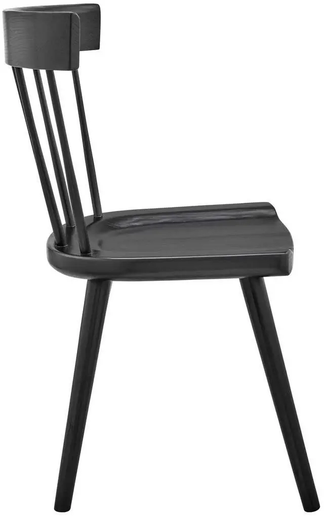 Alt view image 3 of 8 - Sutter Wood Dining Side Chair-EEI-4650