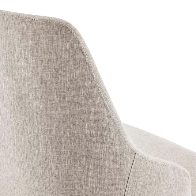 Alt view image 6 of 8 - Designate Swivel Upholstered Office Chair Black Beige
