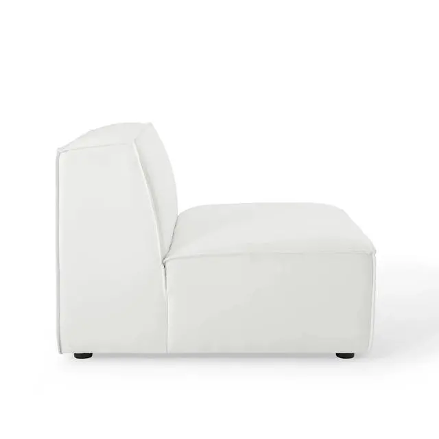 Alt view image 8 of 12 - Restore Sectional Sofa Armless Chair White