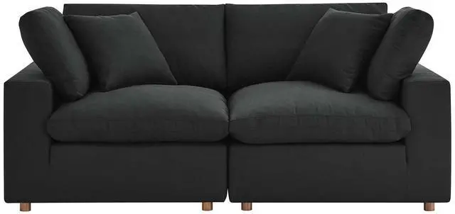 Alt view image 12 of 13 - Commix Down Filled Overstuffed 2 Piece Sectional Sofa Set
