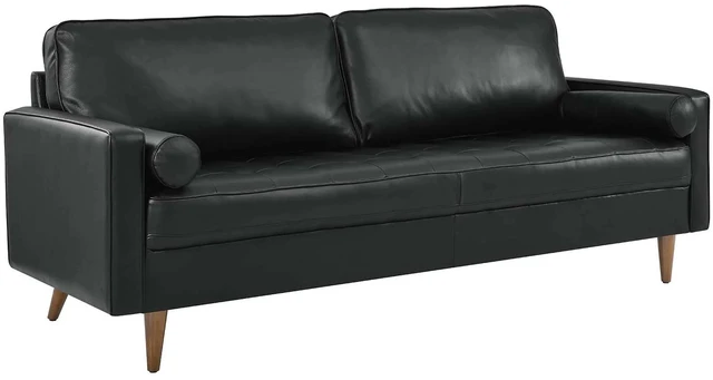 Alt view image 7 of 13 - Valour 81" Leather Sofa