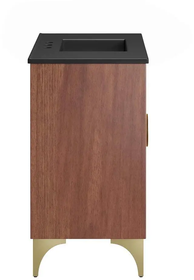 Alt view image 2 of 7 - Daylight 36" Bathroom Vanity Black Walnut EEI-6300-BLK-WAL