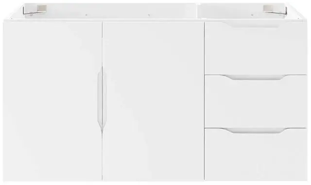 Alt view image 7 of 7 - Vitality 36" Bathroom Vanity Cabinet (Sink Basin Not Included) White EEI-4894-WHI