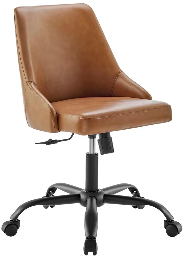 Main image of Designate Swivel Vegan Leather Office Chair by Modway