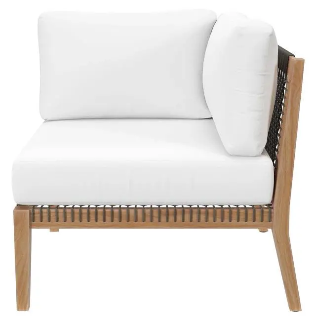 Alt view image 4 of 7 - Clearwater Outdoor Patio Teak Wood Loveseat