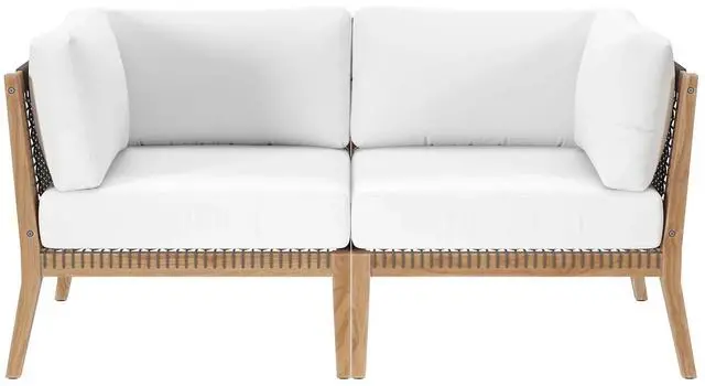 Main image of Clearwater Outdoor Patio Teak Wood Loveseat