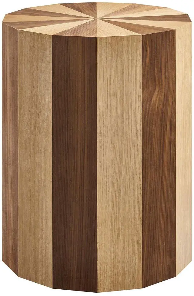 Main image of Twirl Two-Toned Wood Veneer Side Table by Modway EEI-6952-OAK-WAL