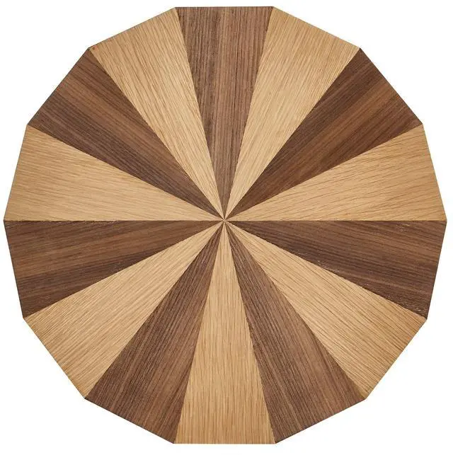Alt view image 5 of 7 - Twirl Two-Toned Wood Veneer Side Table by Modway EEI-6952-OAK-WAL