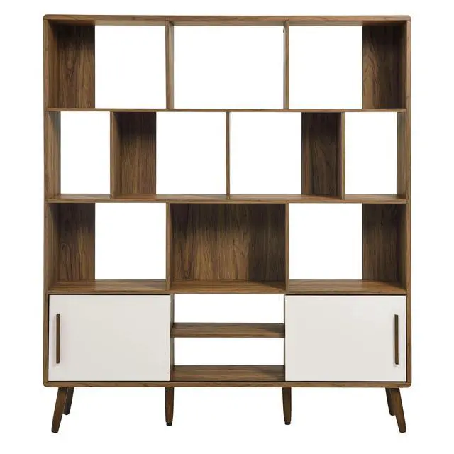 Alt view image 5 of 7 - Transmit Bookcase with Sliding Doors by Modway