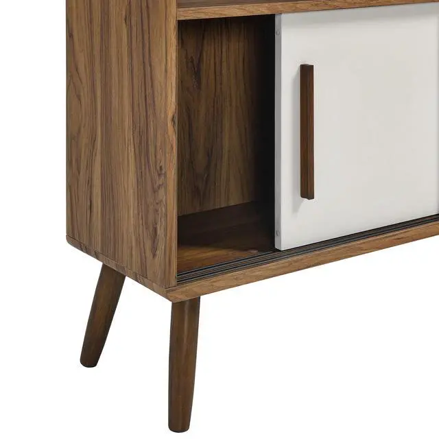 Alt view image 7 of 7 - Transmit Bookcase with Sliding Doors by Modway