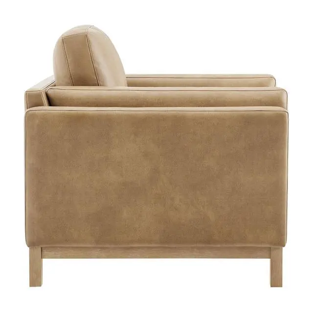 Alt view image 4 of 7 - Roscoe Vegan Leather Armchair by Modway EEI-7337 Modern Upholstered Accent Chair