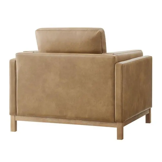 Alt view image 5 of 7 - Roscoe Vegan Leather Armchair by Modway EEI-7337 Modern Upholstered Accent Chair