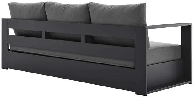 Alt view image 7 of 11 - Tahoe Outdoor Patio Powder-Coated Aluminum Sofa