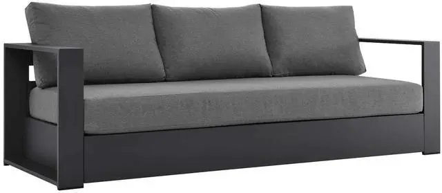 Alt view image 5 of 11 - Tahoe Outdoor Patio Powder-Coated Aluminum Sofa