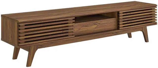 Main image of Render 70" TV Stand Walnut EEI-3305-WAL-WAL