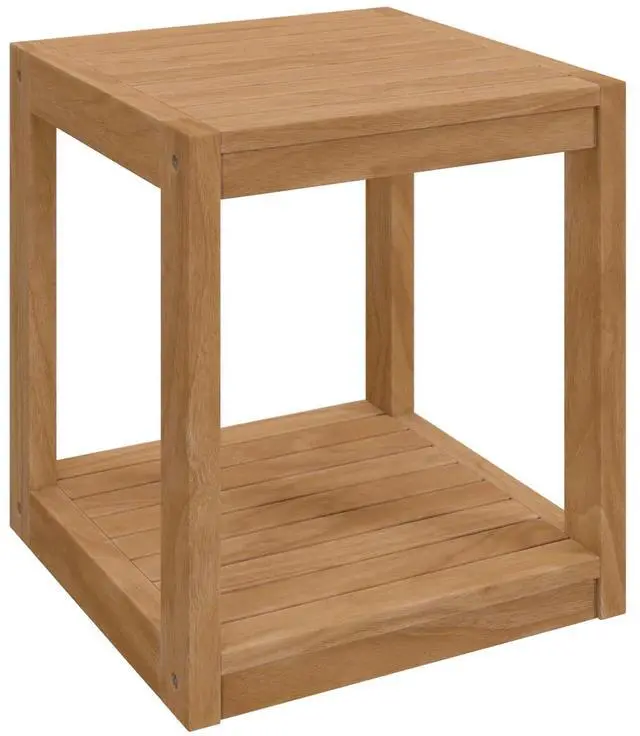 Alt view image 12 of 12 - Carlsbad 3-Piece Teak Wood Outdoor Patio Outdoor Patio Set