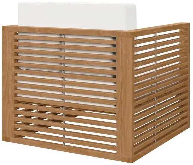 Alt view image 10 of 12 - Carlsbad 3-Piece Teak Wood Outdoor Patio Outdoor Patio Set