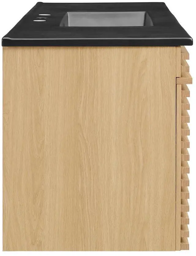 Alt view image 8 of 12 - Render 48" Wall-Mount Bathroom Vanity