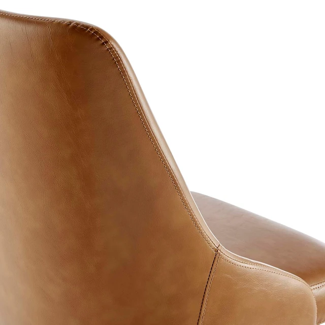 Alt view image 5 of 7 - Designate Swivel Vegan Leather Office Chair by Modway