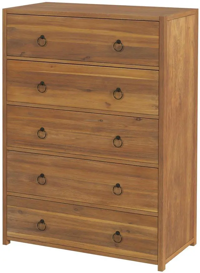 Main image of Lark 5 Drawer Dresser in Light Brown 5672312