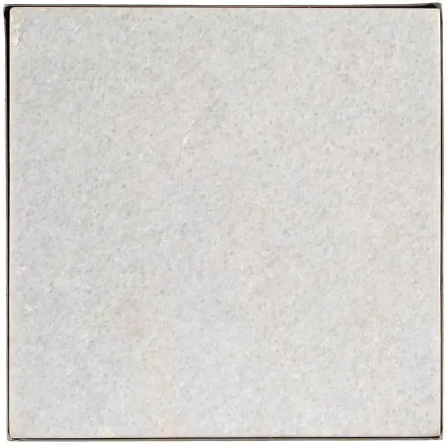 Alt view image 2 of 6 - Imogen Marble Side Table in White 5619425