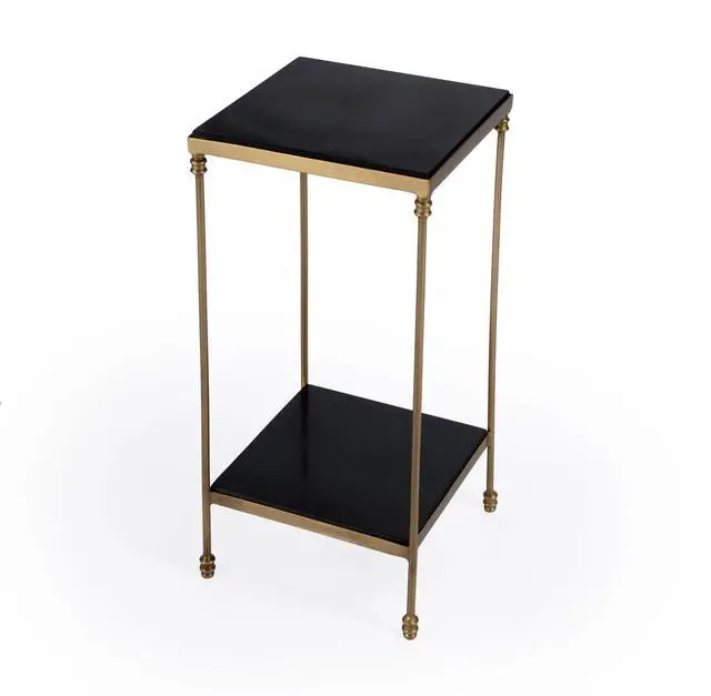 Main image of Imogen Iron and Granite Side Table in Black 5619414