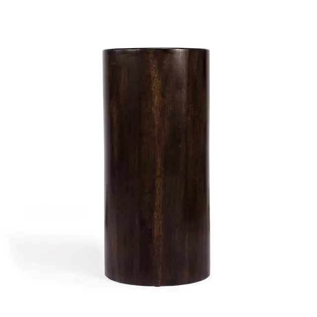 Alt view image 6 of 7 - Liam Wood End Table with Storage in Dark Brown 1176117
