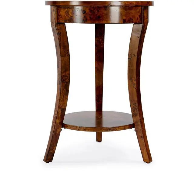 Alt view image 4 of 7 - Holdin Round 18"W Side Table in Medium Brown 0992442