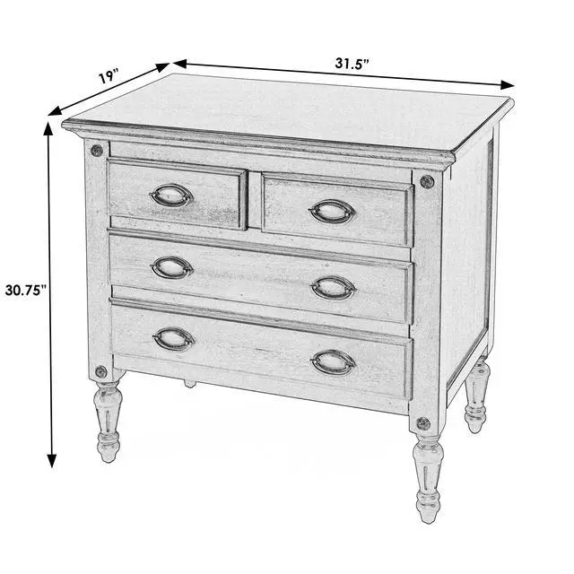 Alt view image 2 of 7 - Easterbrook 4 Drawer Chest in Dark Brown 9306024