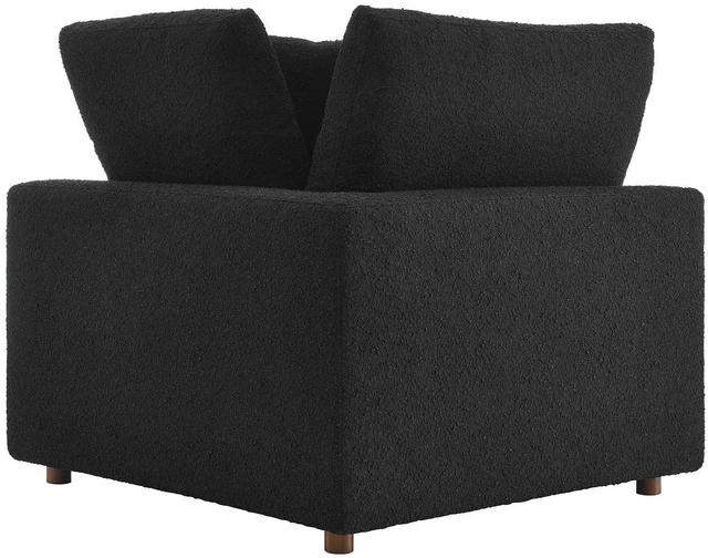 Alt view image 2 of 7 - Commix Down Filled Overstuffed Boucle Fabric Corner Chair by Modway