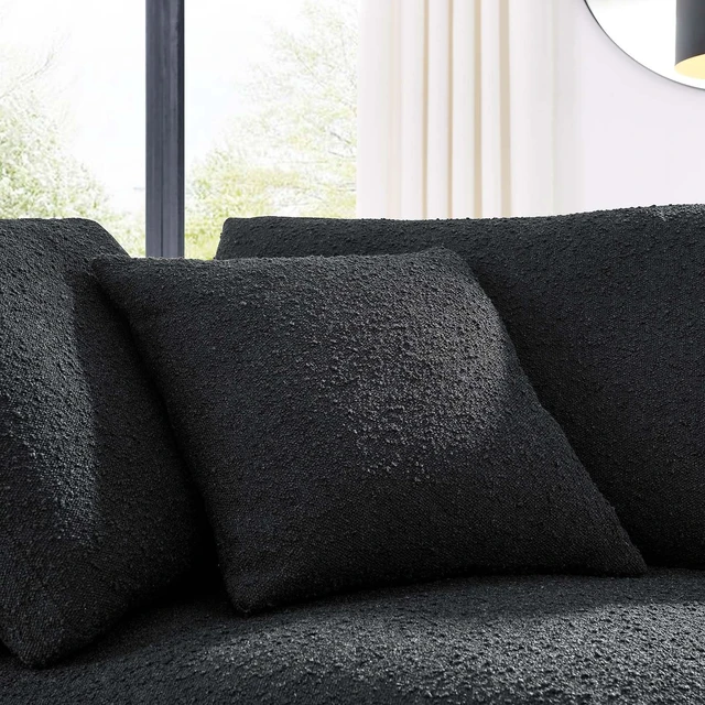 Alt view image 7 of 7 - Commix Down Filled Overstuffed Boucle Fabric Corner Chair by Modway