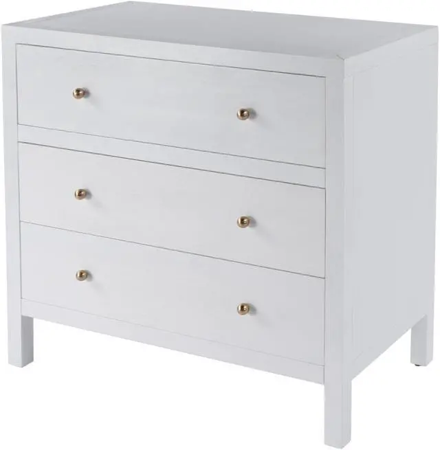Main image of Nora 3-Drawer Chest in White 5731477