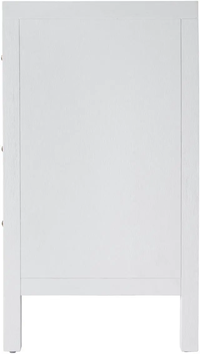 Alt view image 7 of 7 - Nora 3-Drawer Chest in White 5731477