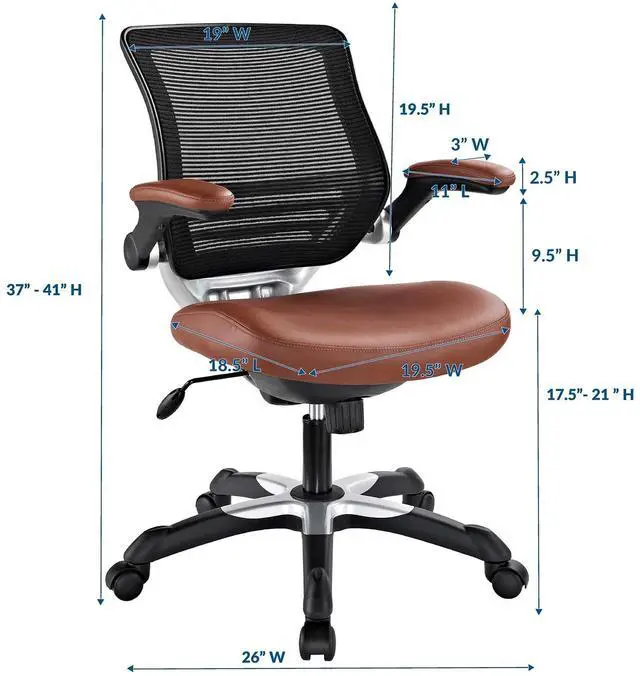 Alt view image 13 of 18 - Edge Vinyl Office Chair