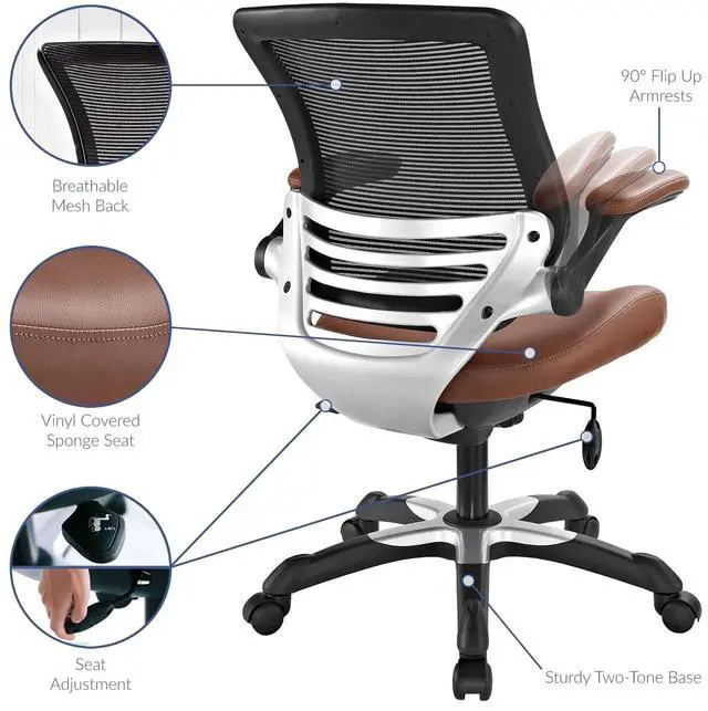 Alt view image 17 of 18 - Edge Vinyl Office Chair