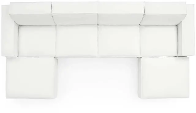 Alt view image 2 of 7 - Restore 6-Piece Sectional Sofa White EEI-4116-WHI