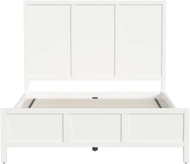 Alt view image 6 of 7 - Lark Queen Size Bed in White 5720304