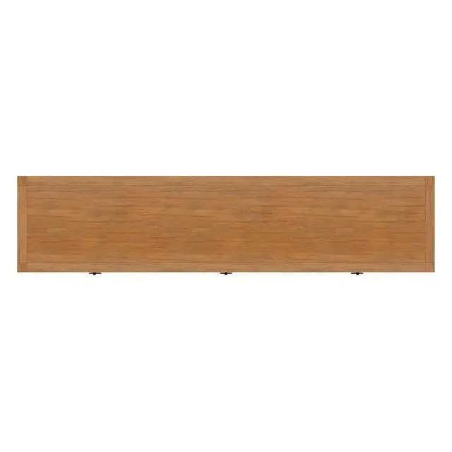 Alt view image 4 of 7 - Lark 3 Drawer 65" Console Table in Light Brown 5701312