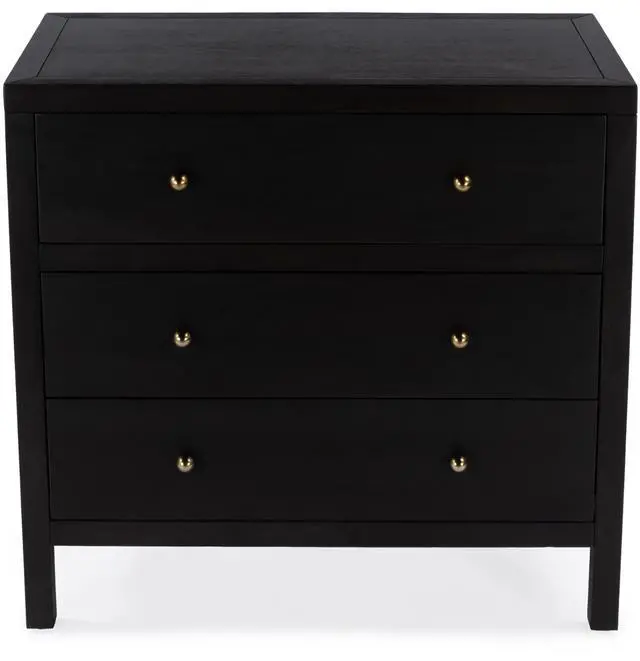 Alt view image 2 of 7 - Nora 3-Drawer Chest in Coffee 5731451