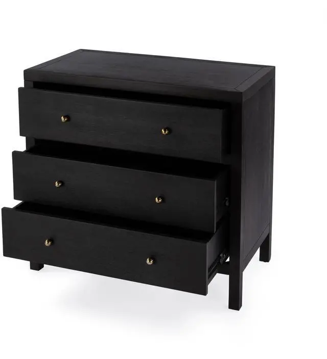 Alt view image 7 of 7 - Nora 3-Drawer Chest in Coffee 5731451