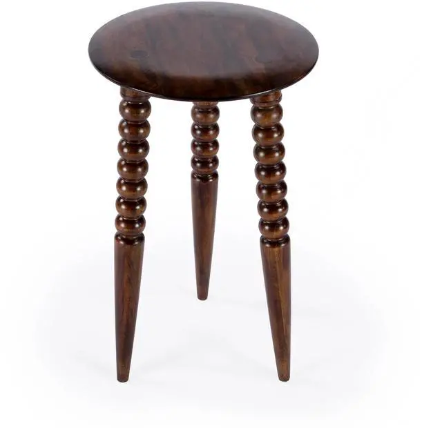 Alt view image 3 of 5 - Fluornoy Wood Side Table in Medium Brown 2773354