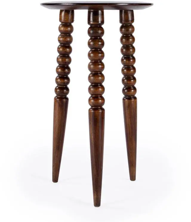 Alt view image 5 of 5 - Fluornoy Wood Side Table in Medium Brown 2773354