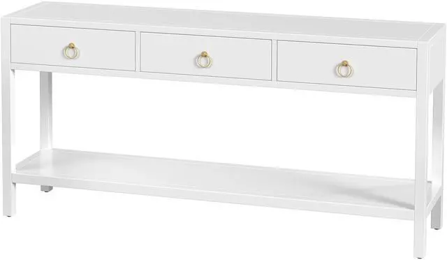 Main image of Lark 3 Drawer 65" Console Table in White 5701304