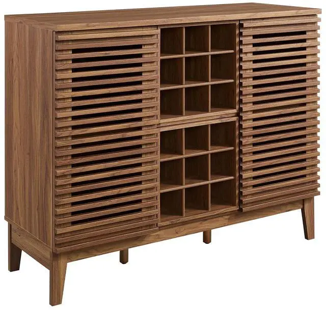 Main image of Render Bar Cabinet Walnut EEI-6156-WAL