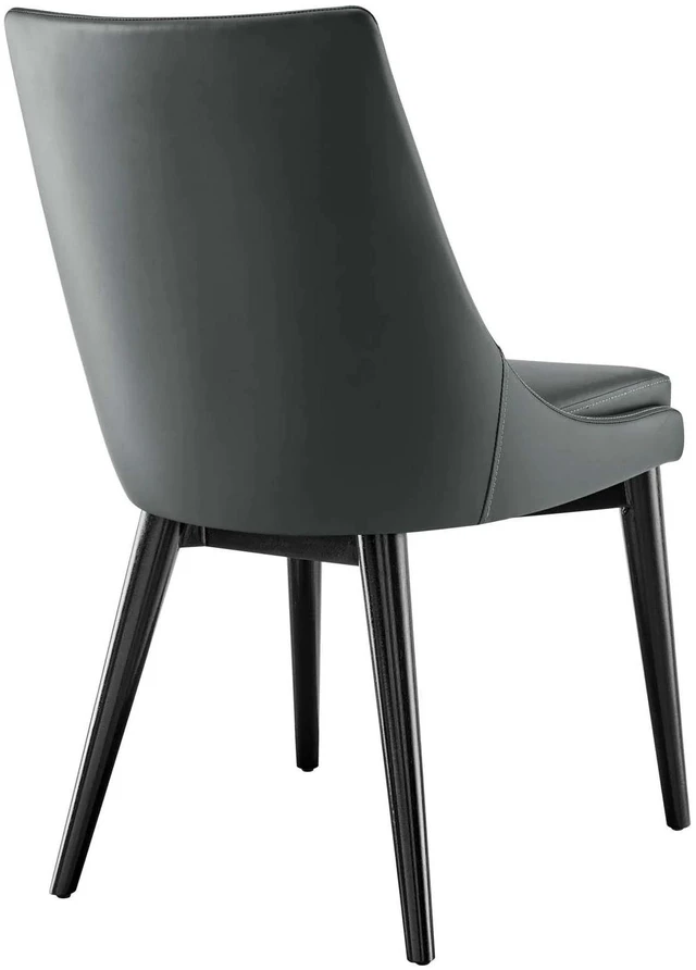 Alt view image 4 of 7 - Viscount Vegan Leather Dining Chair by Modway
